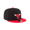 Chicago Bulls New Era 9FIFTY Snapback - Black & Red