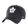 Toronto Maple Leafs '47 Brand Clean Up Hat - Black & White