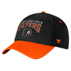 Philadelphia Flyers Fundamental 2-Tone Stretch Fit Hat - Black & Orange