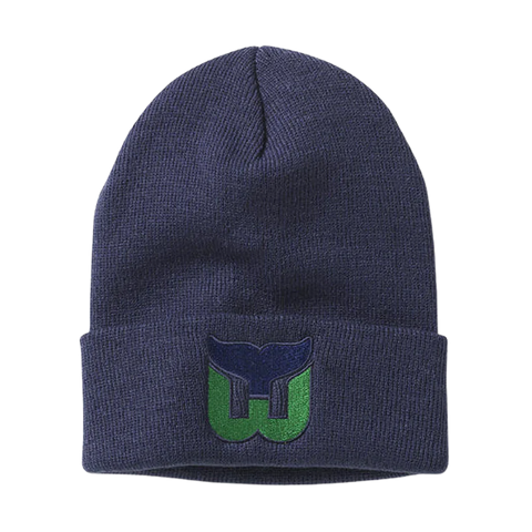 Hartford Whalers Vintage Single Fold Toque - Navy