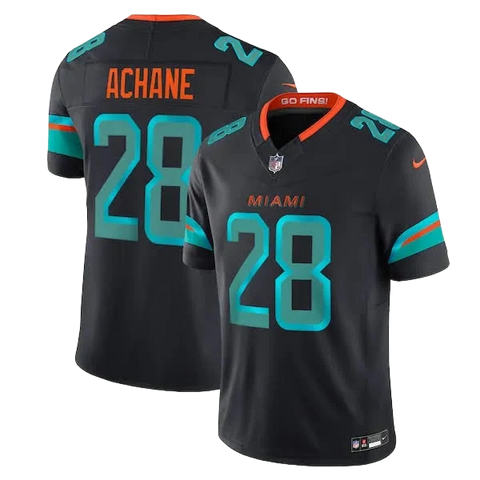 Miami Dolphins De'Von Achane NFL Rivalries Nike Game Jersey - Black