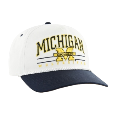 Michigan Wolverines '47 Roscoe Hitch Hat - White