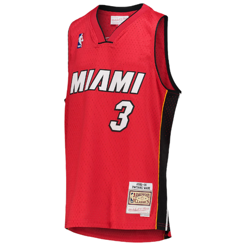 Miami Heat Dwyane Wade Mitchell & Ness Vintage Jersey ('05-'06) - Red