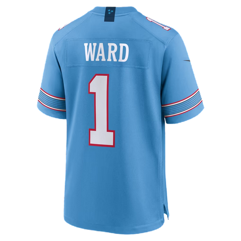 Tennessee Titans Cam Ward Nike Game Jersey Home - Light Blue