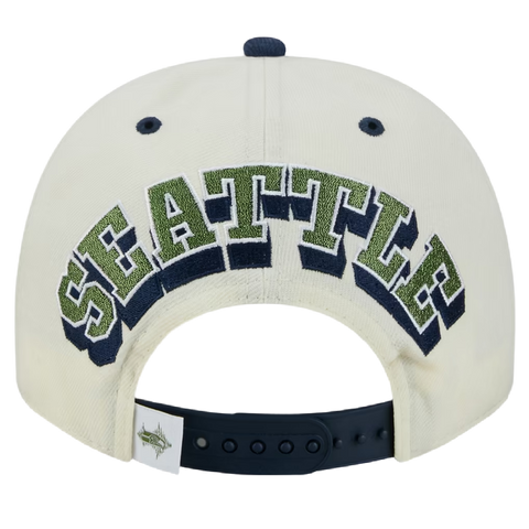 Seattle Seahawks New Era 9Fifty A-Frame NFL Rivalries Collection - Cream