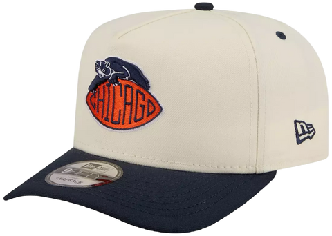 Chicago Bears New Era 9Fifty A-Frame NFL Rivalries Collection - Cream
