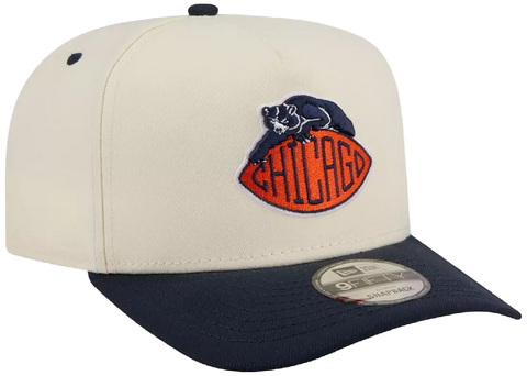Chicago Bears New Era 9Fifty A-Frame NFL Rivalries Collection - Cream