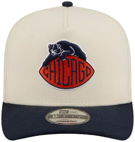 Chicago Bears New Era 9Fifty A-Frame NFL Rivalries Collection - Cream