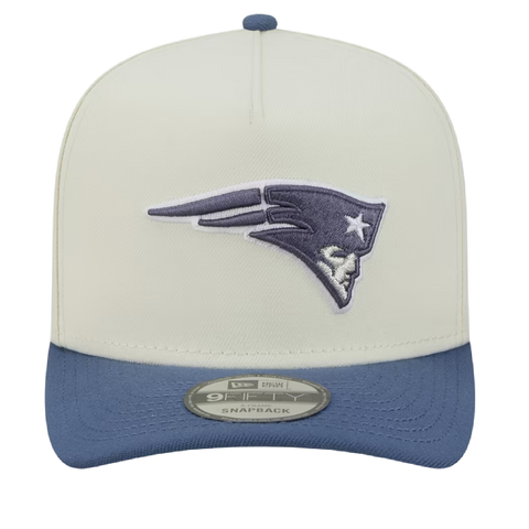 New England Patriots New Era 9Fifty A-Frame NFL Rivalries Collection - Cream
