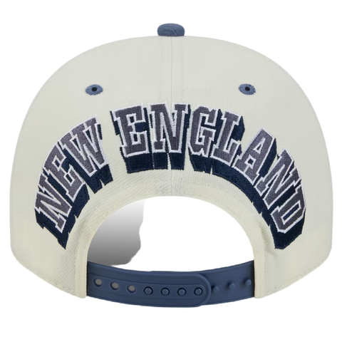 New England Patriots New Era 9Fifty A-Frame NFL Rivalries Collection - Cream