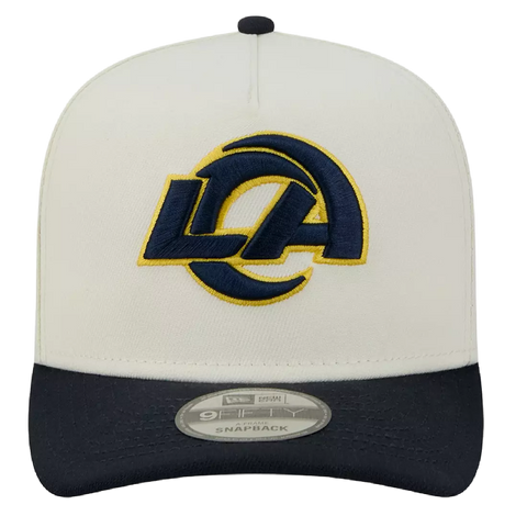 Los Angeles Rams New Era 9Fifty A-Frame NFL Rivalries Collection - Cream