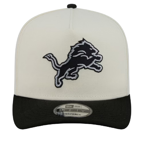 Detroit Lions New Era 9Fifty A-Frame NFL Rivalries Collection - Cream