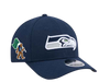 Seattle Seahawks Super Bowl LX Champions Sasquatch Side-Patch 9FORTY M-Crown Snapback - Navy