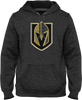 Vegas Golden Knights Twill Logo Hoodie - Charcoal