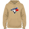 Toronto Blue Jays MLB Express Twill Logo Hoodie - Wheat