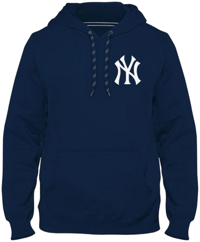 New York Yankees Home Field Twill Logo Hoodie - Navy