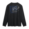 Buffalo Bills Fanatics Fullback Drive Long Sleeve Fashion Top - Black