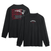 New England Patriots Fanatics Fullback Drive Long Sleeve Fashion Top - Black