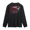 New England Patriots Fanatics Fullback Drive Long Sleeve Fashion Top - Black