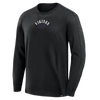 Minnesota Vikings Fanatics Fullback Drive Long Sleeve Fashion Top - Black