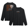 Chicago Bears Fanatics Fullback Drive Long Sleeve Fashion Top - Black