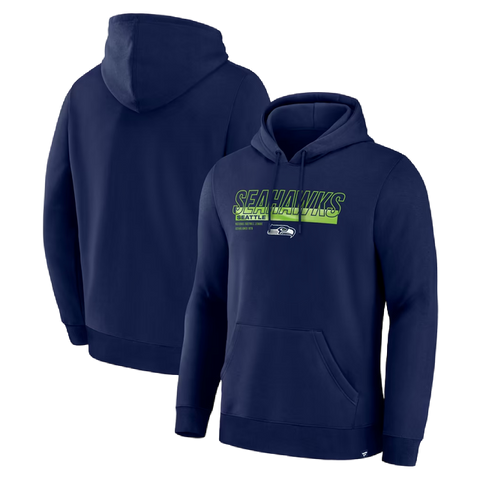 Seattle Seahawks Fanatics Draw Play Hoodie - Navy