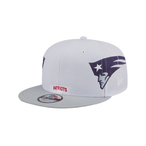 New England Patriots Helmet Style New Era 9Fifty NFL Rivalries Collection - White