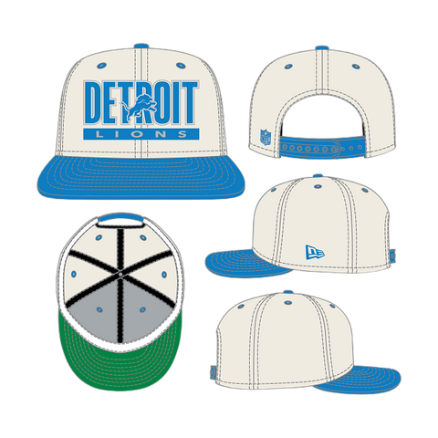 Detroit Lions New Era 9FIFTY Classic Snapback - Two-Tone