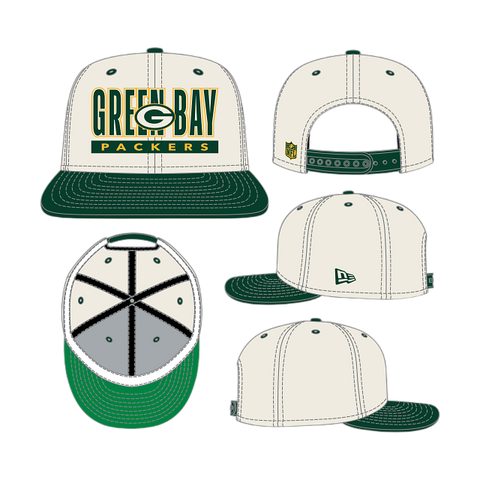 Green Bay Packers New Era 9FIFTY Classic Snapback - Two-Tone