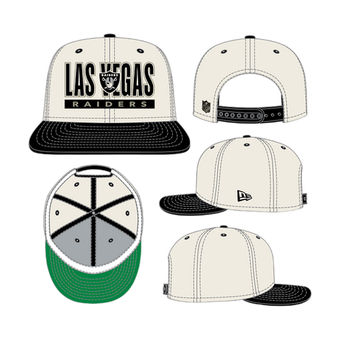 Las Vegas Raiders New Era 9FIFTY Classic Snapback - Two-Tone