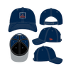 Chicago Bears Technical M-Crown 9FORTY Adjustable One Size Hat - Navy