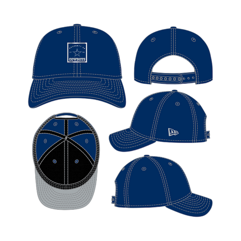 Dallas Cowboys Technical M-Crown 9FORTY Adjustable One Size Hat - Navy