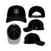 Pittsburgh Steelers Technical M-Crown 9FORTY Adjustable One Size Hat - Black
