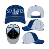 Seattle Seahawks New Era 9SEVENTY Tonal Rope Stretch-Snap Trucker Hat - Navy