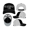 Seattle Seahawks New Era 9SEVENTY Tonal Rope Stretch-Snap Trucker Hat - Black
