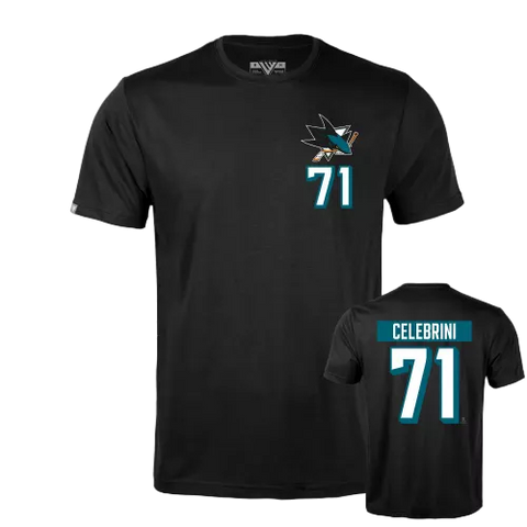 San Jose Sharks Macklin Celebrini Richmond Tee - Black
