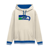 Seattle Seahawks Vintage Logo Fanatics Thick Fleece Hoodie - Cream