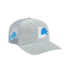 Detroit Lions New Era 9SEVENTY Stretch-Snap Deceptor Letter Logo Trucker Hat- Gray