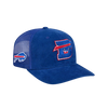 Buffalo Bills New Era 9SEVENTY Stretch-Snap Deceptor Letter Logo Trucker Hat - Blue