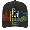 Los Angeles Dodgers Skyline New Era 9FIFTY A-Frame Snapback Hat - Black