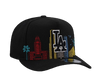 Los Angeles Dodgers Skyline New Era 9FIFTY A-Frame Snapback Hat - Black