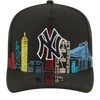 New York Yankees Skyline New Era 9FIFTY A-Frame Snapback Hat - Black