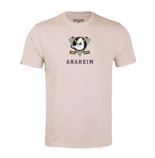 Anaheim Ducks Levelwear Hometown Tee - Natural Beige
