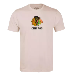 Chicago Blackhawks Levelwear Hometown Tee - Natural Beige