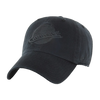 Vancouver Canucks Skate Logo 47 Clean Up Hat - Black on Black