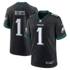 Philadelphia Eagles Jalen Hurts Alternate Nike Game Jersey - Black