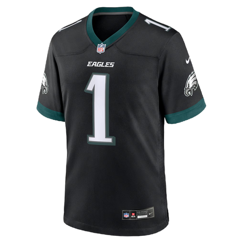 Philadelphia Eagles Jalen Hurts Alternate Nike Game Jersey - Black