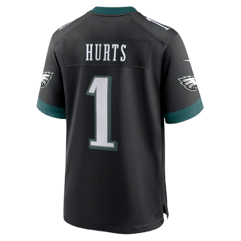 Philadelphia Eagles Jalen Hurts Alternate Nike Game Jersey - Black