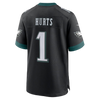 Philadelphia Eagles Jalen Hurts Alternate Nike Game Jersey - Black