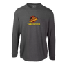 Vancouver Canucks Skate Logo Long Sleeve Levelwear Hometown Tee - Gray